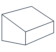 Illustration Gebäude mit Flachdach